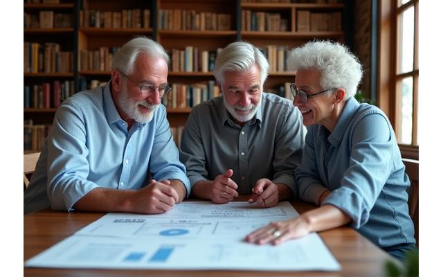 Représentation d'une PME familiale dans un secteur traditionnel, avec une touche moderne